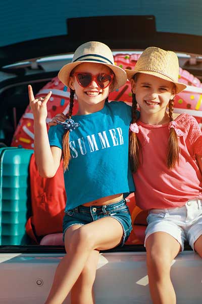 Sur la route des vacances